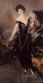 Portrait of Donna Franca Florio genre Giovanni Boldini